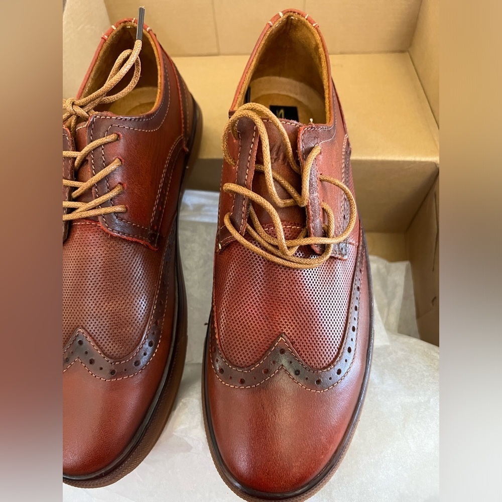 NEW Men's Casual Oxford Sneaker Shoes Fashion Design - Picture 6 of 8